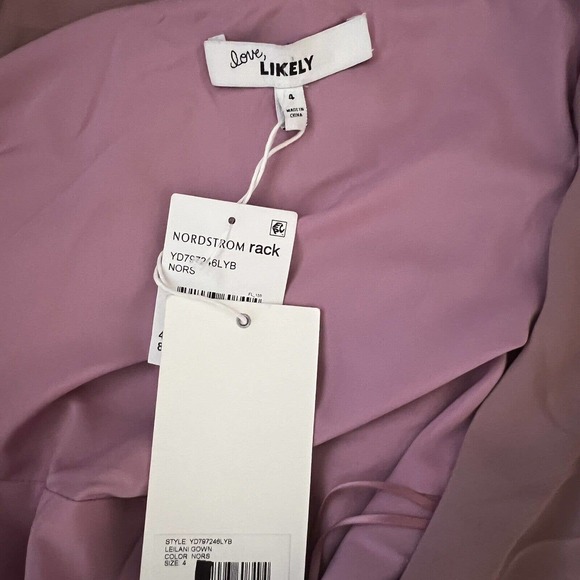 LIKELY Women's Leilani Bridesmaids Gown Wedding HOCO Color Nors Size 4 New r22 - Picture 8 of 8